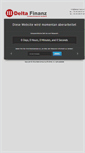 Mobile Screenshot of deltafinanz.ch