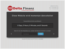 Tablet Screenshot of deltafinanz.ch